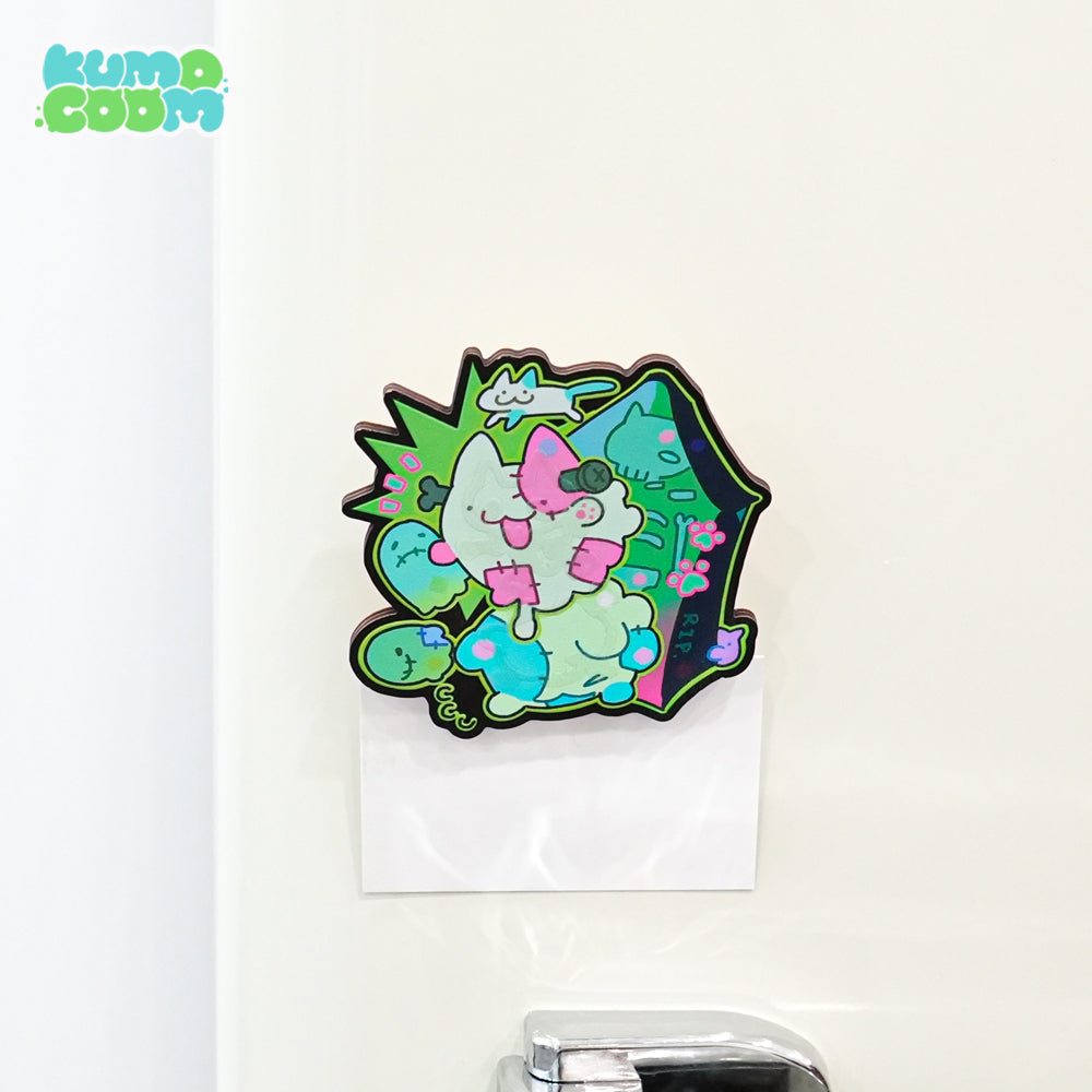 Wooden Fridge Magnet with a Clip