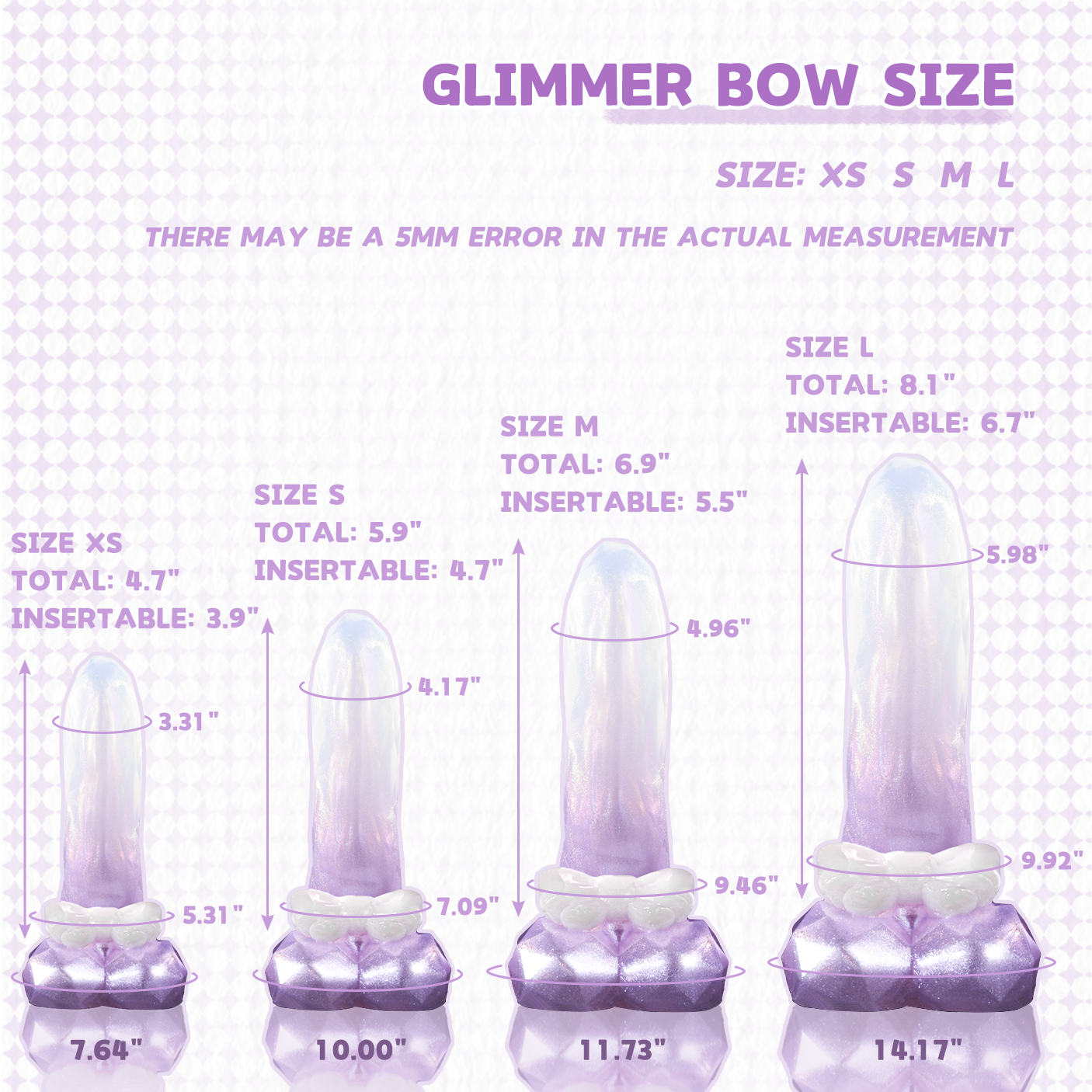 Glimmer Bow Silicone Toy